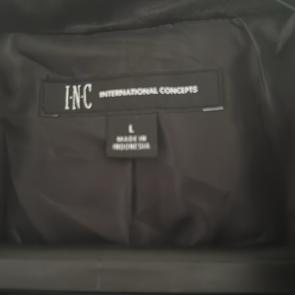 INC Velvet Black Blazer - Picture 5 of 5